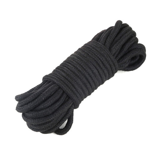 10M Black Cotton Rope for Hands and Feet