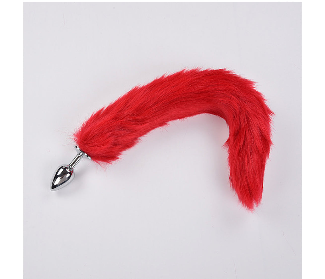 Fox Tail with Metal Anal Butt Plug